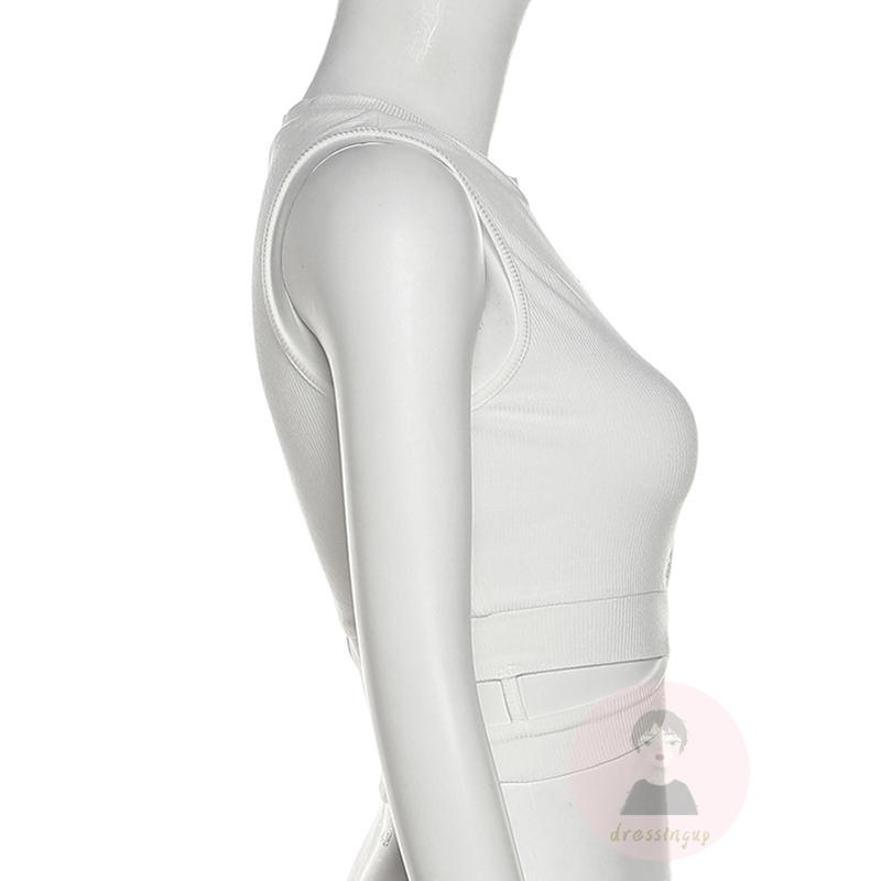 Áo Tank Top Dệt Kim Sát Nách Họa Tiết Da Báo Thời Trang Mùa Hè Cho Nữ