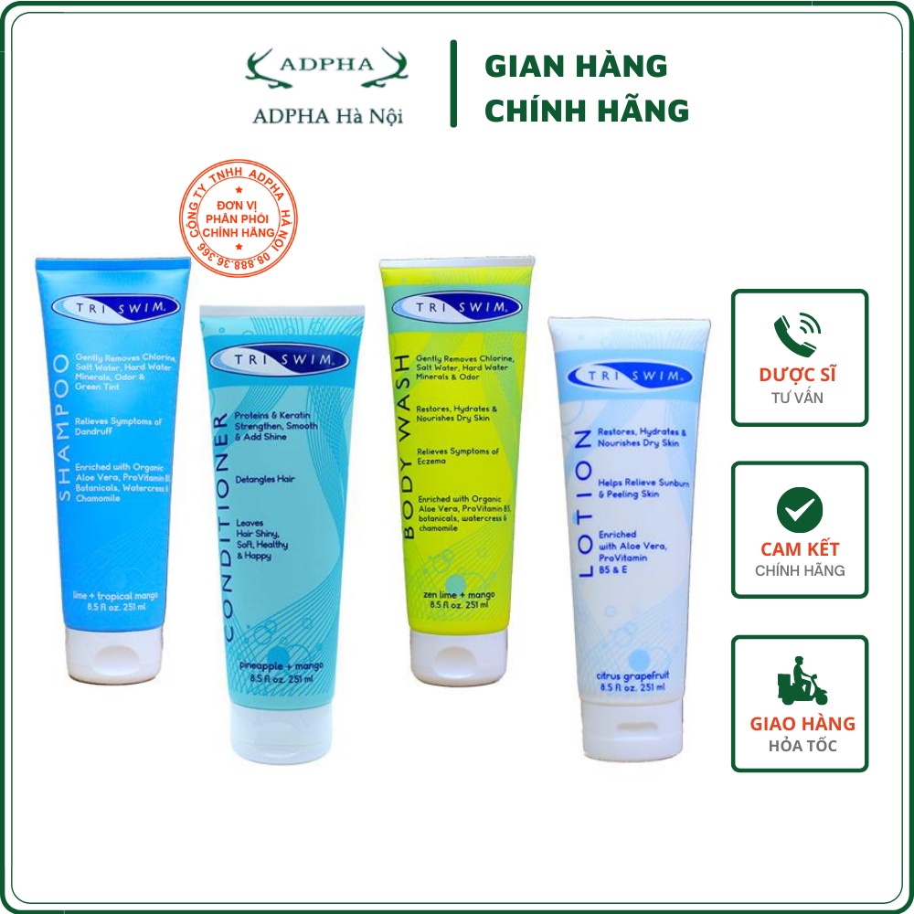 Triswim Body Wash - Sữa tắm chuyên dùng cho người đam mê bơi lội