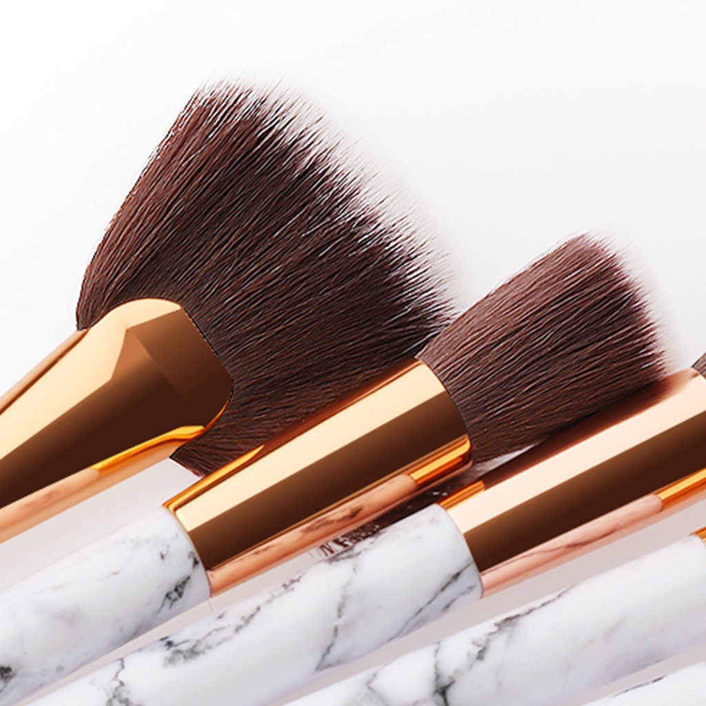 Bộ 10 Cọ Trang Điểm GDTIMA Họa Tiết Đá Hoa Cương