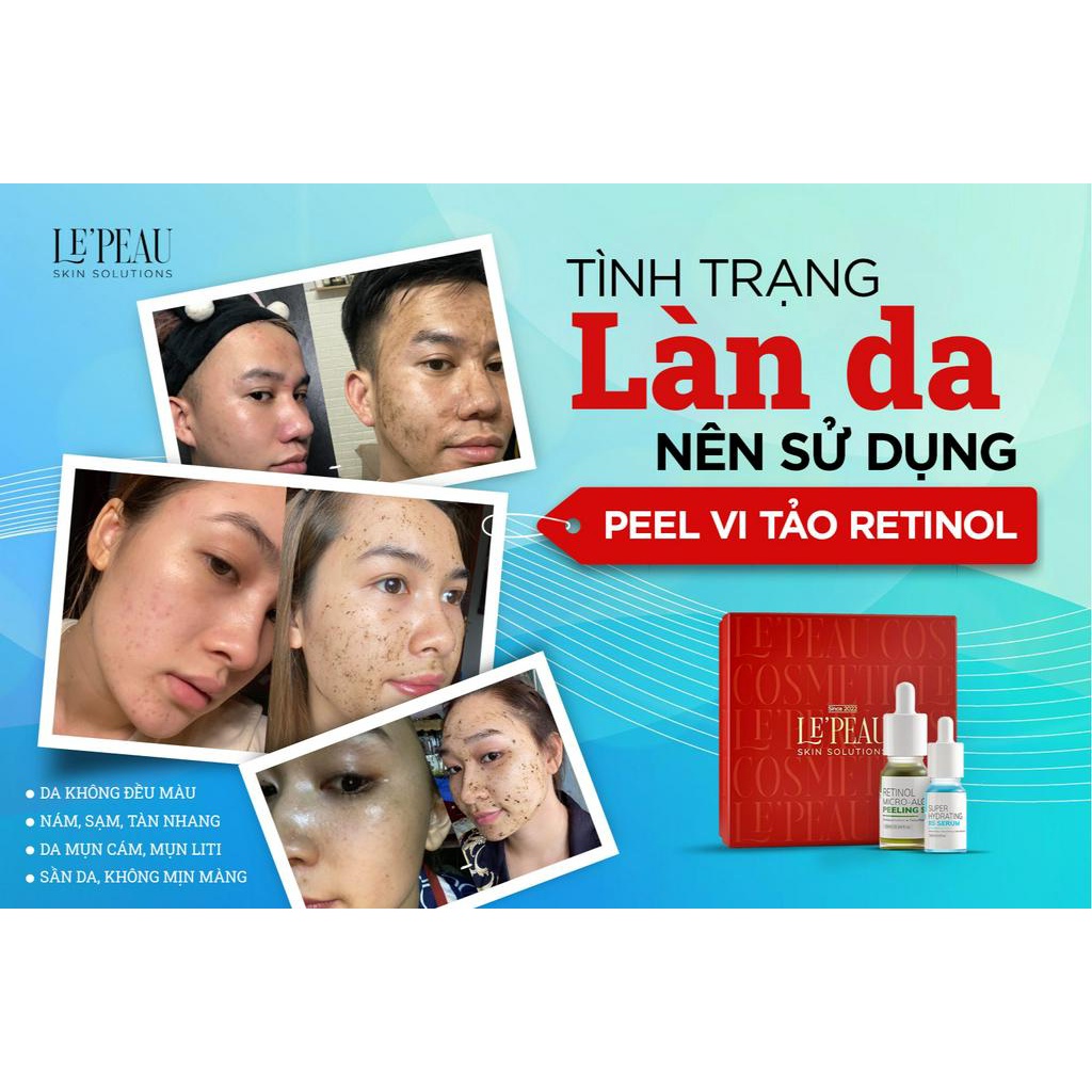 LE’PEAU peel vi tảo