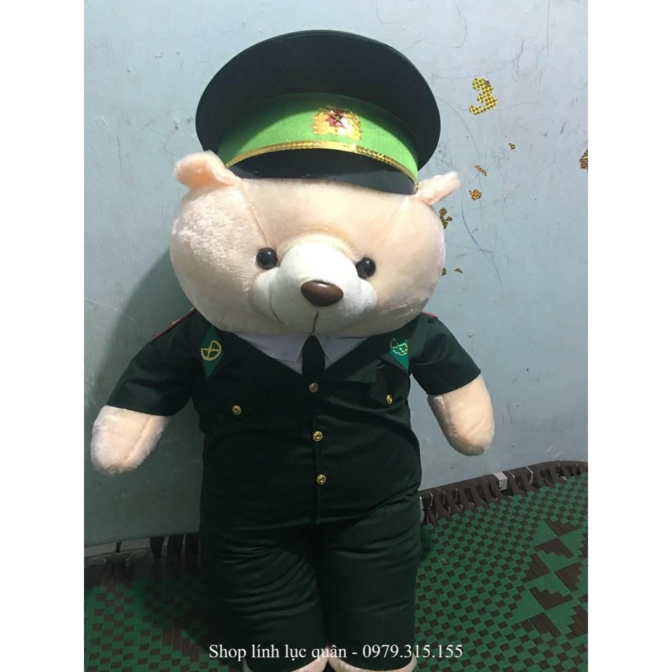 Gấu bông Quân đội Bộ đội Biên phòng 90cm