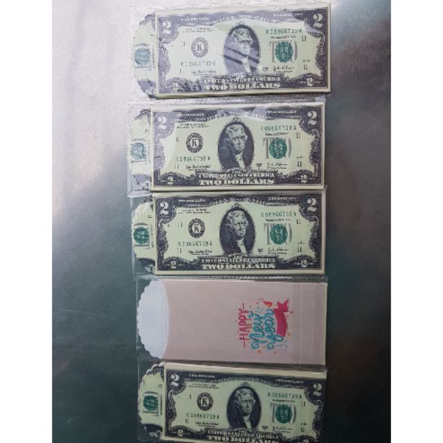 1 xấp 6 Bao lì xì 2$