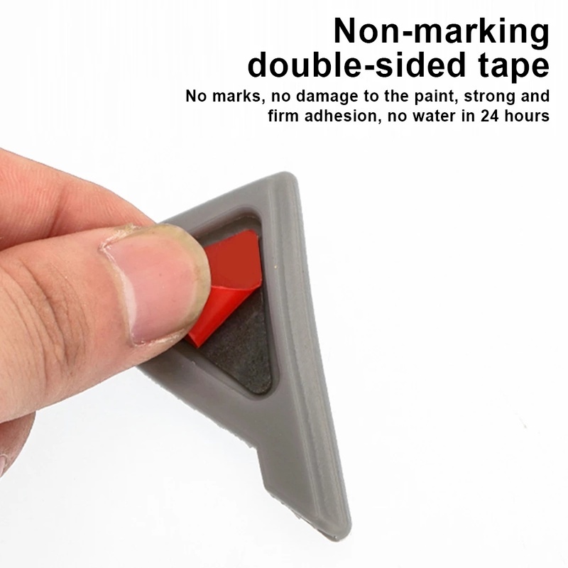 2 Miếng silicon bọc góc cửa xe hơi 90 độ chống trầy xước bảo vệ an toàn chất lượng cao