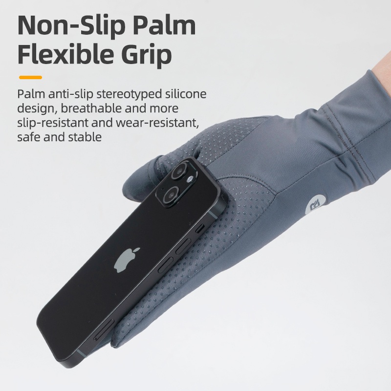 [Fulfilled by Shopee] Rockbros Găng Tay Thể Thao Chống Trượt Chống Tia UV Cho Người Đi Xe Đạp