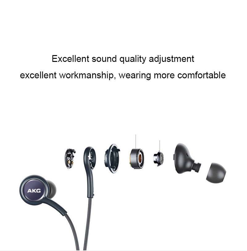 Samsung Galaxy S8 s9 S10 Smartphone headphone Samsung Earphones EO-IG955 3.5mm In-ear with Microphone Wire Headset for AKG