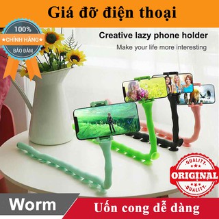 Giá đỡ điện thoại Con sâu – Giá đỡ điện thoai uốn cong tùy thích Con sâu