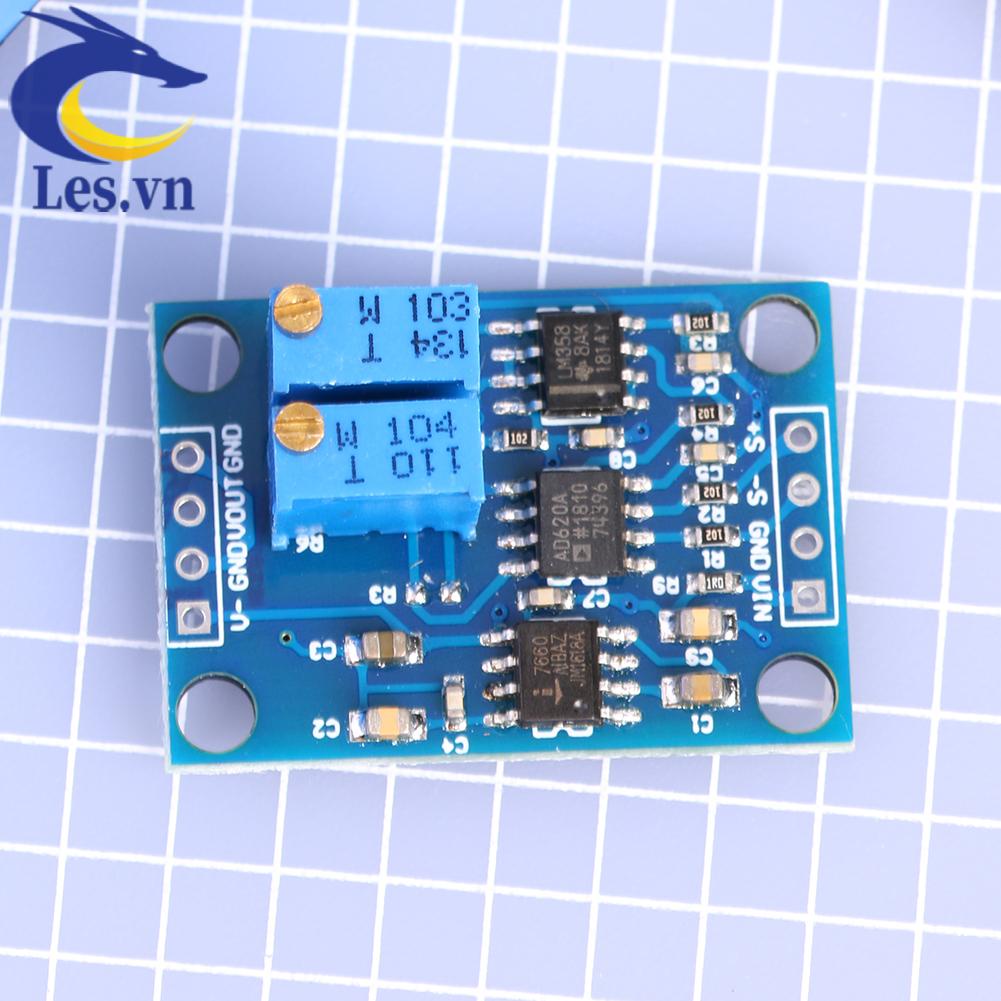 Bảng Mạch Khuếch Đại Tín Hiệu AD620 uV mV Chuyên Dụng Chất Lượng Cao
