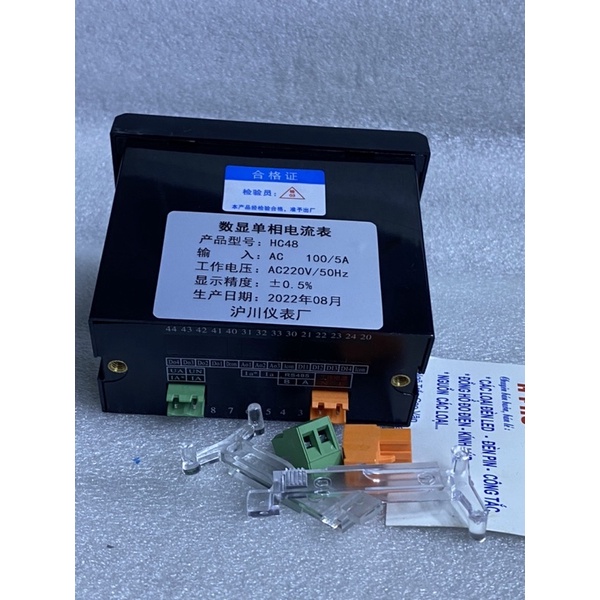 Đồng hồ báo ampe kế mã HC-48 50A/100A