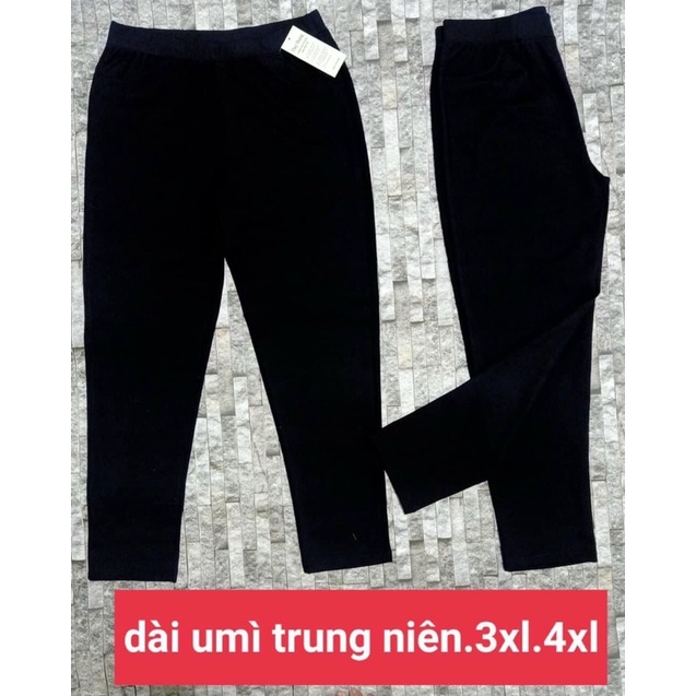 Quần legging trung niên thun Umi co giãn