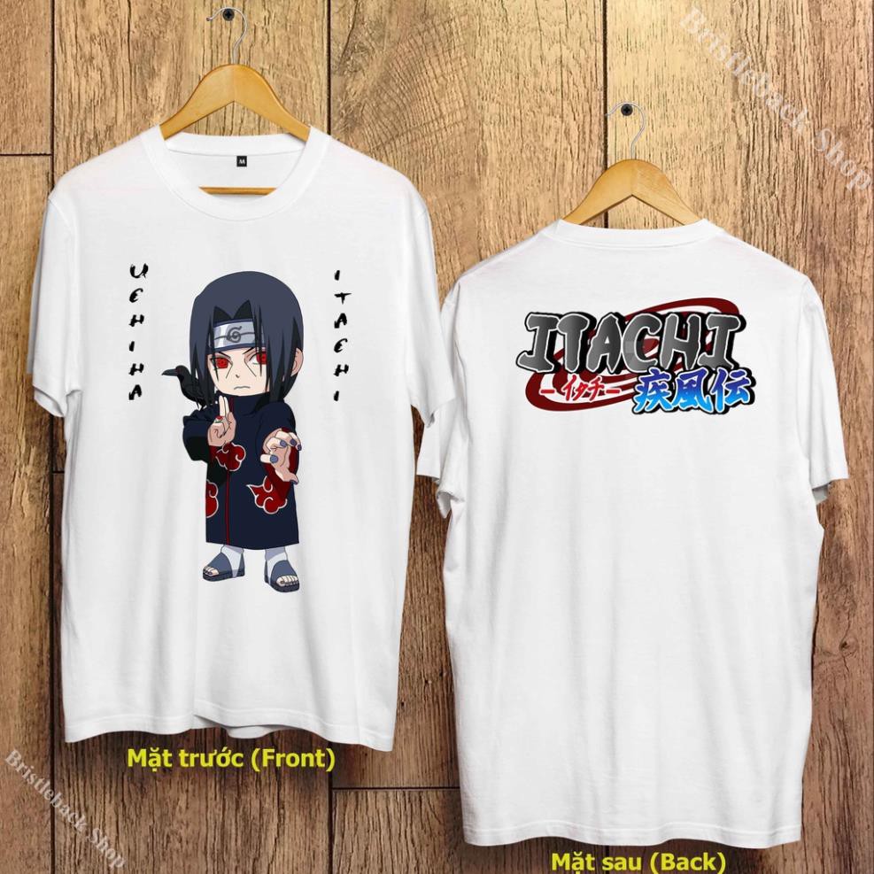 [UY TÍN]🎀 Áo Uchiha Itachi - Áo Naruto - Itachi T-Shirt - Akatsuki T-Shirt siêu rẻ - UIC-038