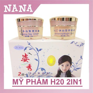 Kem nám tuyết trắng H2O 2in1, mỹ phẩm trắng da, làm mờ nám, tàn nhang, kem dưỡng trắng da.