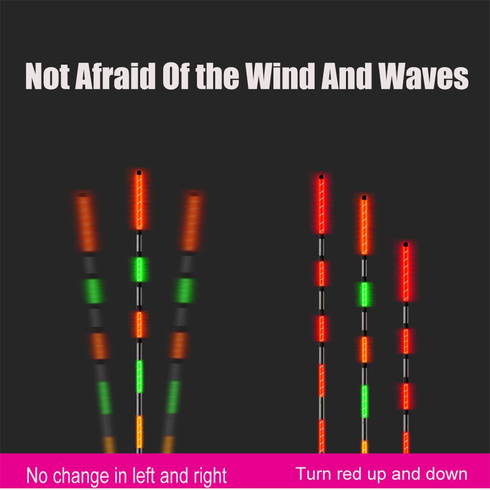 Phao nổi câu cá có đèn led thay đổi màu sắc tiện dụng