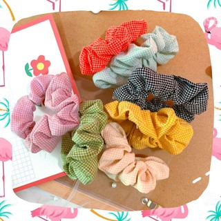 Cột tóc/ Scrunchies caro đủ màu