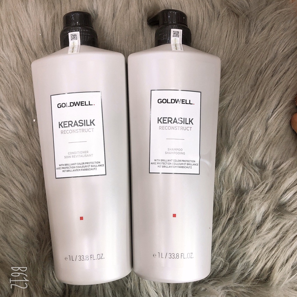 Bộ dầu gội xả siêu phục hồi dành cho tóc hư tổn GOLDWELL KERASILK RECONSTRUCT