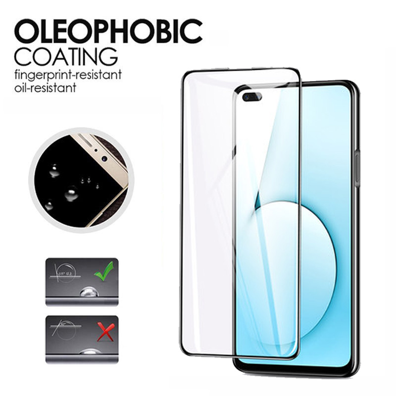 Realme X50 5G Tempered Glass Full coverage Realme X50 6 5 X2 Pro 5G XT 5i 6i 5s C11 C3 C2 C1 Screen Protector Glass Protection Film