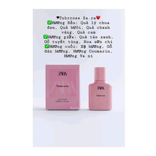Nước hoa zara 30ml (order auth đủ bill)