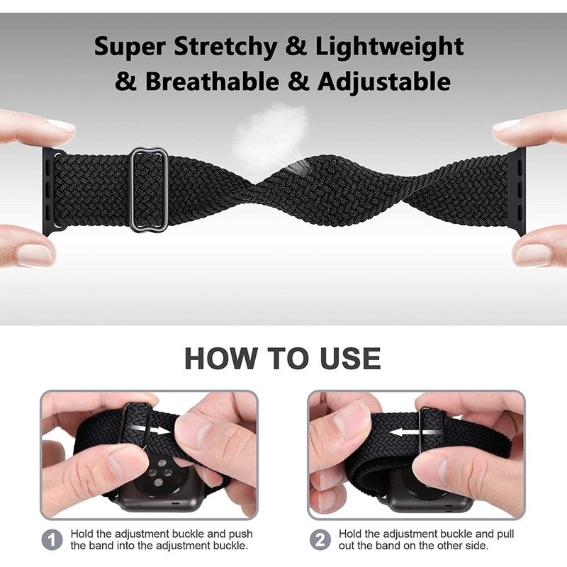 Dây Nylon Co Giãn Có Thể Điều Chỉnh Kích Thước 44mm 40mm 38mm 42mm Dành Cho Đồng Hồ T