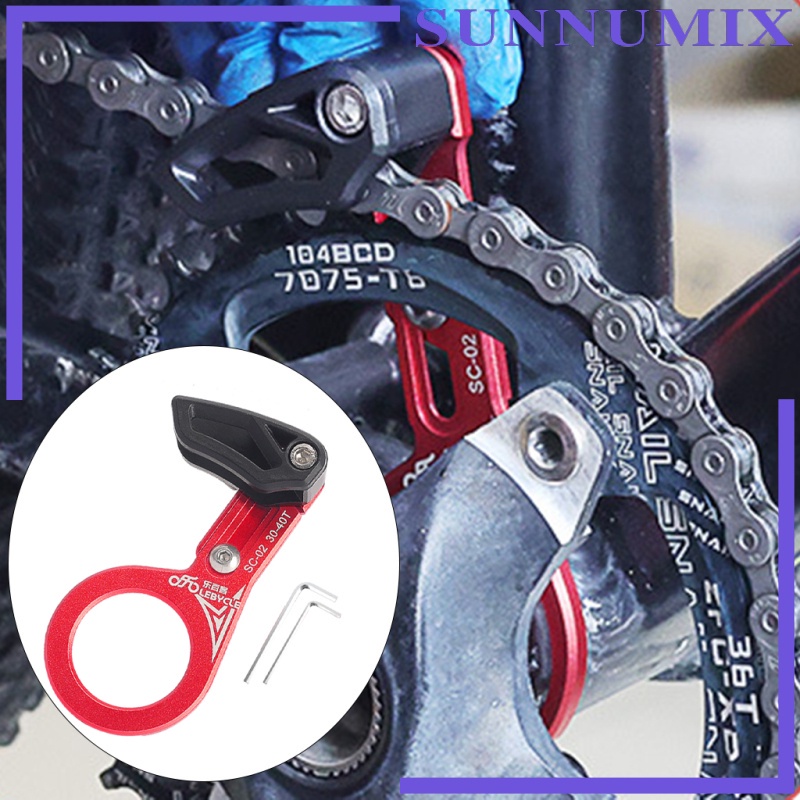 Aluminum Alloy Chain Guide MTB Bike Single Speed Road Part Universal red