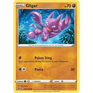 Thẻ Bài Pokemon Gligar - 140/264 - Common