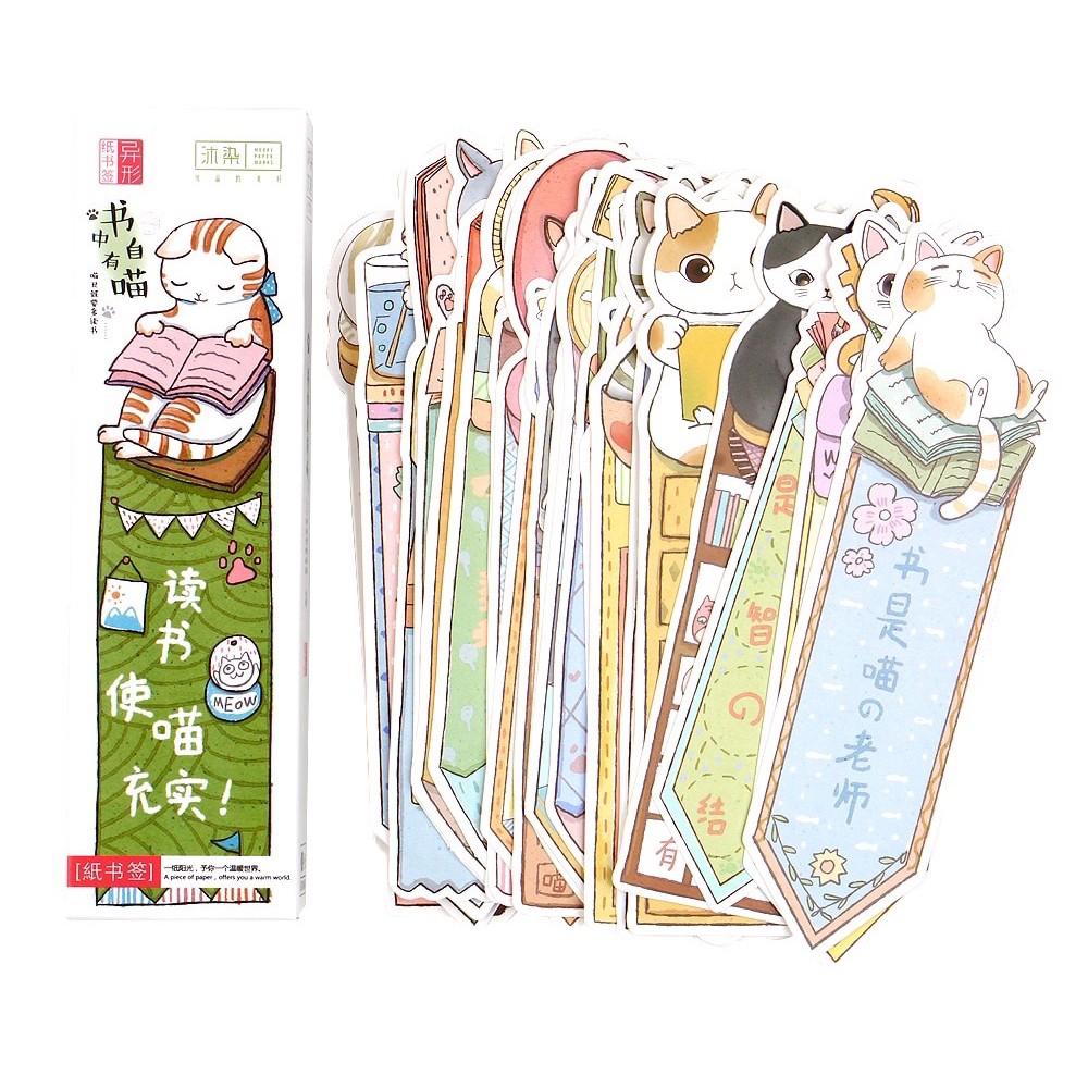 Bookmark hình động vật Set 30 mẫu đánh dấu trang khác nhau, CÓ BÁN LẺ một chiếc. MS014