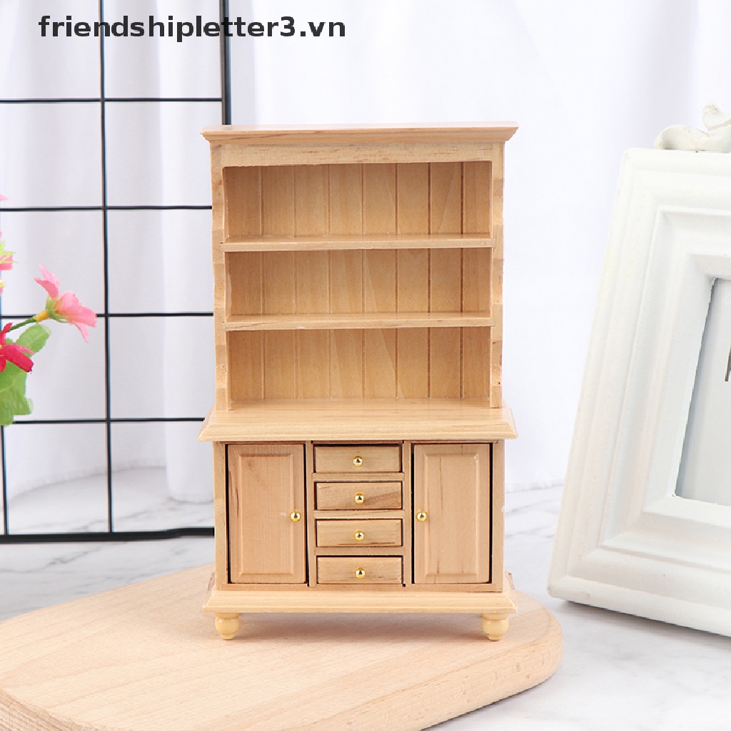 Tủ Gỗ Tỉ Lệ 1: 12 Xinh Xắn Dành Cho Búp Bê