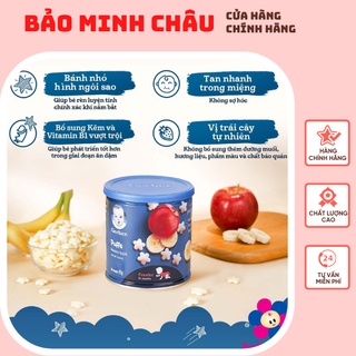Combo 2 hộp bánh ăn dặm Gerber Puffs mẫu mới hộp thiếc 42g