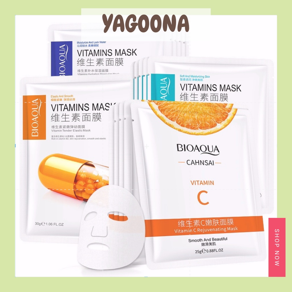 Mặt nạ YAGOONA mặt nạ dưỡng da cấp ẩm trắng da HA YGN07