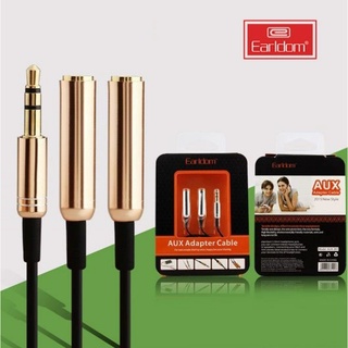 Dây Chia Tai Nghe 3.5mm Từ 1 Lỗ ra 2 Lỗ - Đầu Sắt, Cực Bền