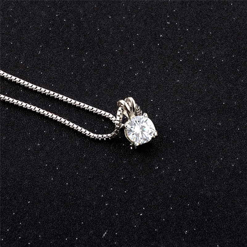 Vòng cổ nữ mặt đá Zircon 8mm