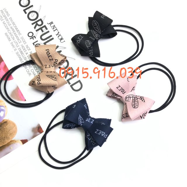 Cột tóc nơ nữ tính mẫu ngẫu nhiên