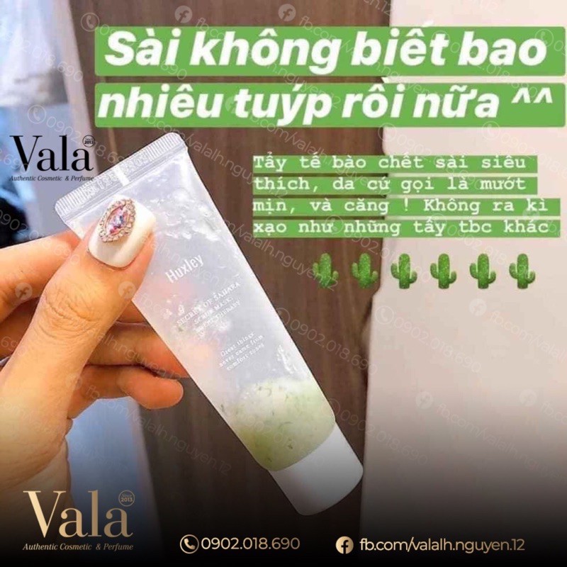 Tẩy Da Chết Huxley Chiết Xuất Xương Rồng 30ml | BigBuy360 - bigbuy360.vn