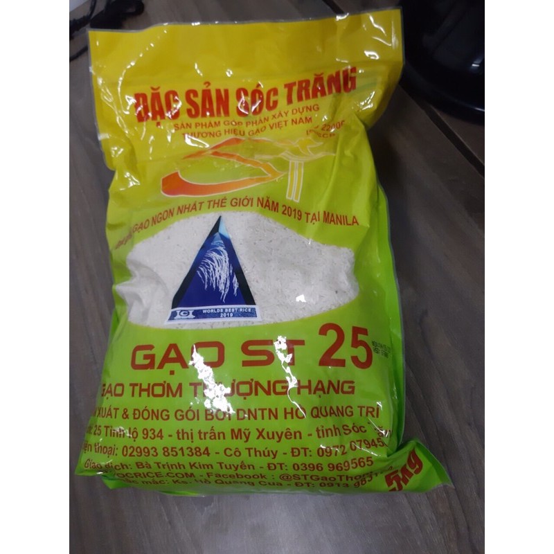gạo ngon nhất TG ST 25