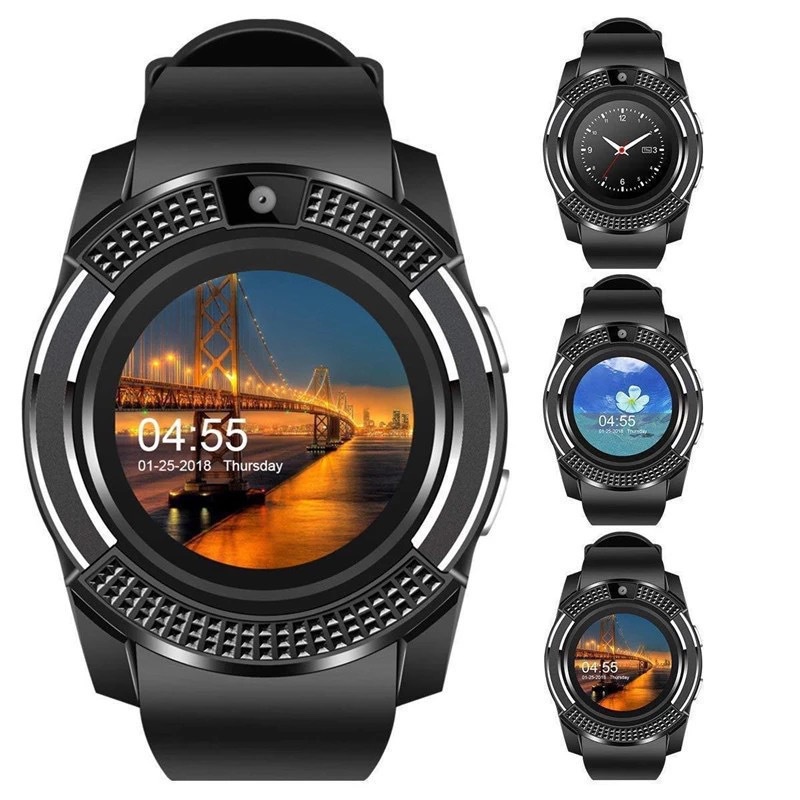 Đồng Hồ Thông Minh V8 Kết Nối bluetooth Hỗ Trợ Đếm Bước Chân Có Chức Năng Đếm Bước Chân