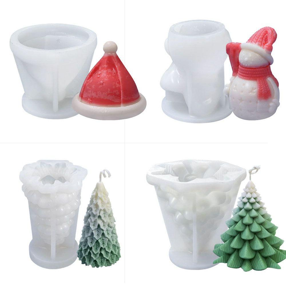 YIYU Phụ Kiện Trang Trí Giáng Sinh Hình Cây Thông 3D Sáng Tạo