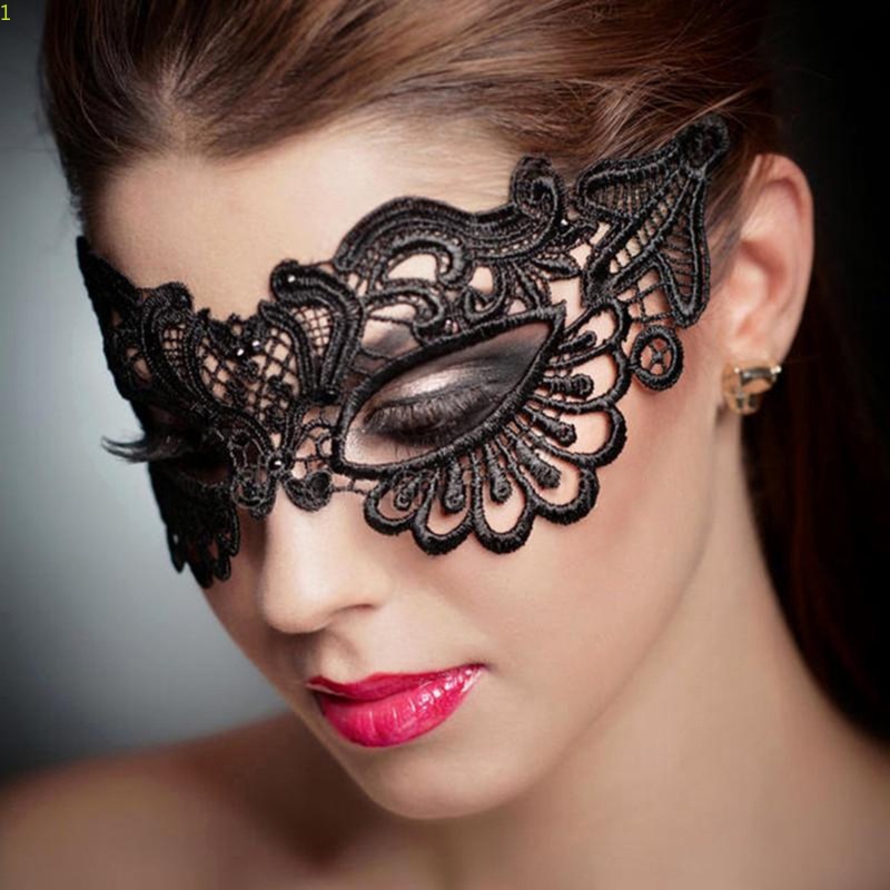 Mặt nạ hóa trang ren mặt nạ halloween mặt nạ ren đen sexy prom party halloween mặt nạ hóa trang khiêu vũ