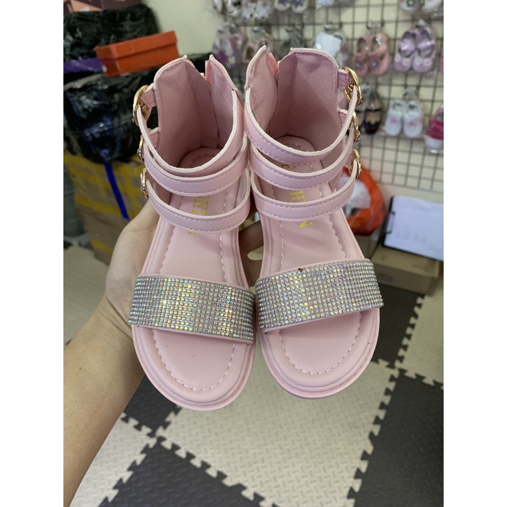 Dép sandal duyên dáng cho bé gái 3 - 12 tuổi kiểu dáng Hàn Quốc SG29