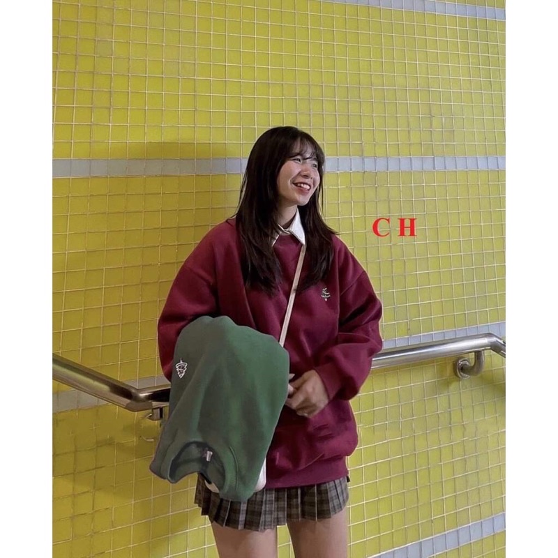 Áo Nỉ Noel Tuần lộc, cây thông [FREESHIP] Sweater giáng sinh form rộng tay bồng, thun merry christmas cá tính Ulzzang