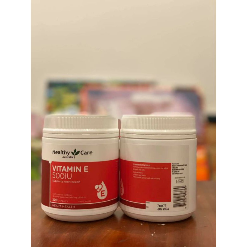Vitamin E 500IU của Úc⚡chính hãng⚡ Chống lão hoá,tăng nội tiết cho phụ nữ