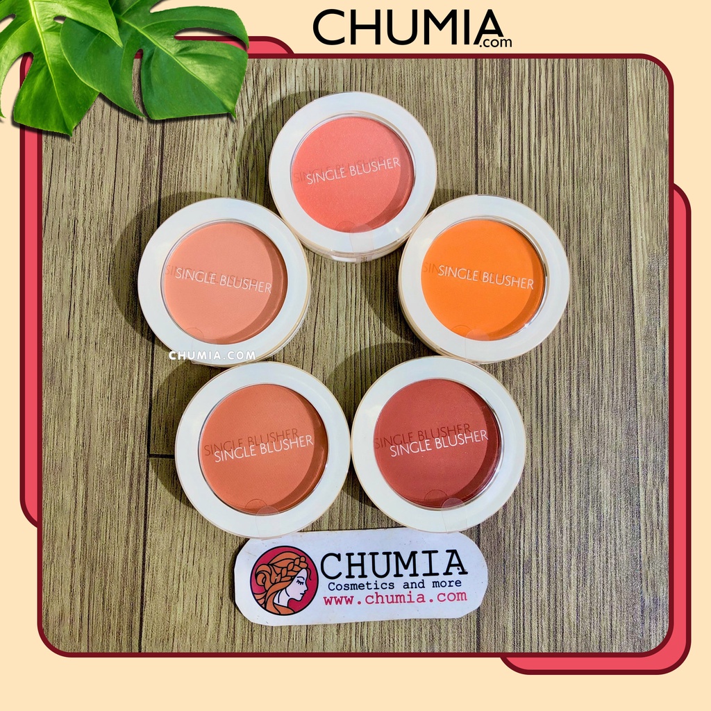 PHẤN MÁ HỒNG THE SAEM 5 MÀU - chumia