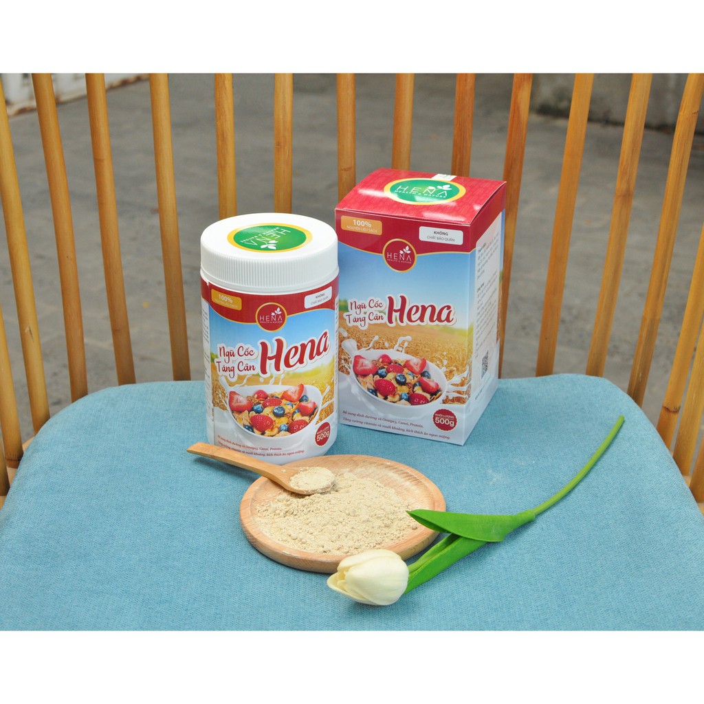 Ngũ Cốc Tăng Cân Tinh Chế Cao Cấp 500G - 20 Hạt Dùng Tốt Với, Nghệ Viên Mật Ong, Tinh Bột Nghệ, Mầm Đậu Nành Hena | BigBuy360 - bigbuy360.vn