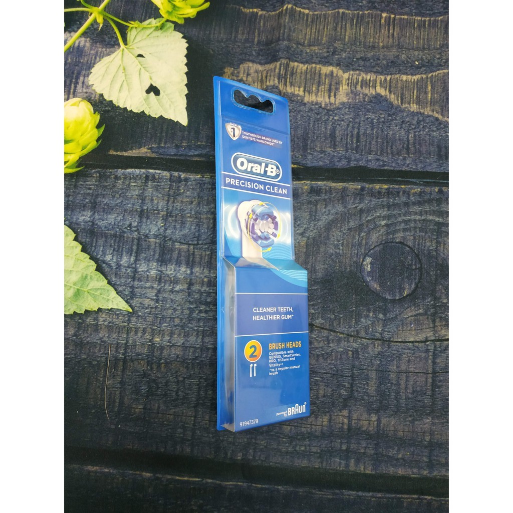 Bộ 2 đầu bàn chải điện Oral-B  Precision Clean