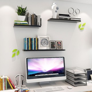 Kệ treo tường trang trí tivi 40-50-60cm gỗ lõi xanh chống ẩm cao cấp + Tặng giá đỡ điện thoại gỗ.