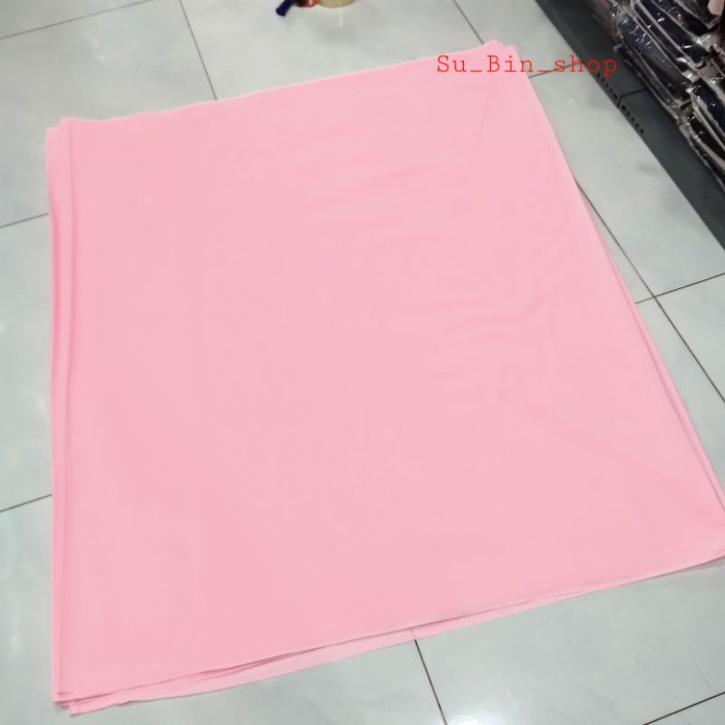 Vải Kate silk màu Hồng may áo sơ mi nữ