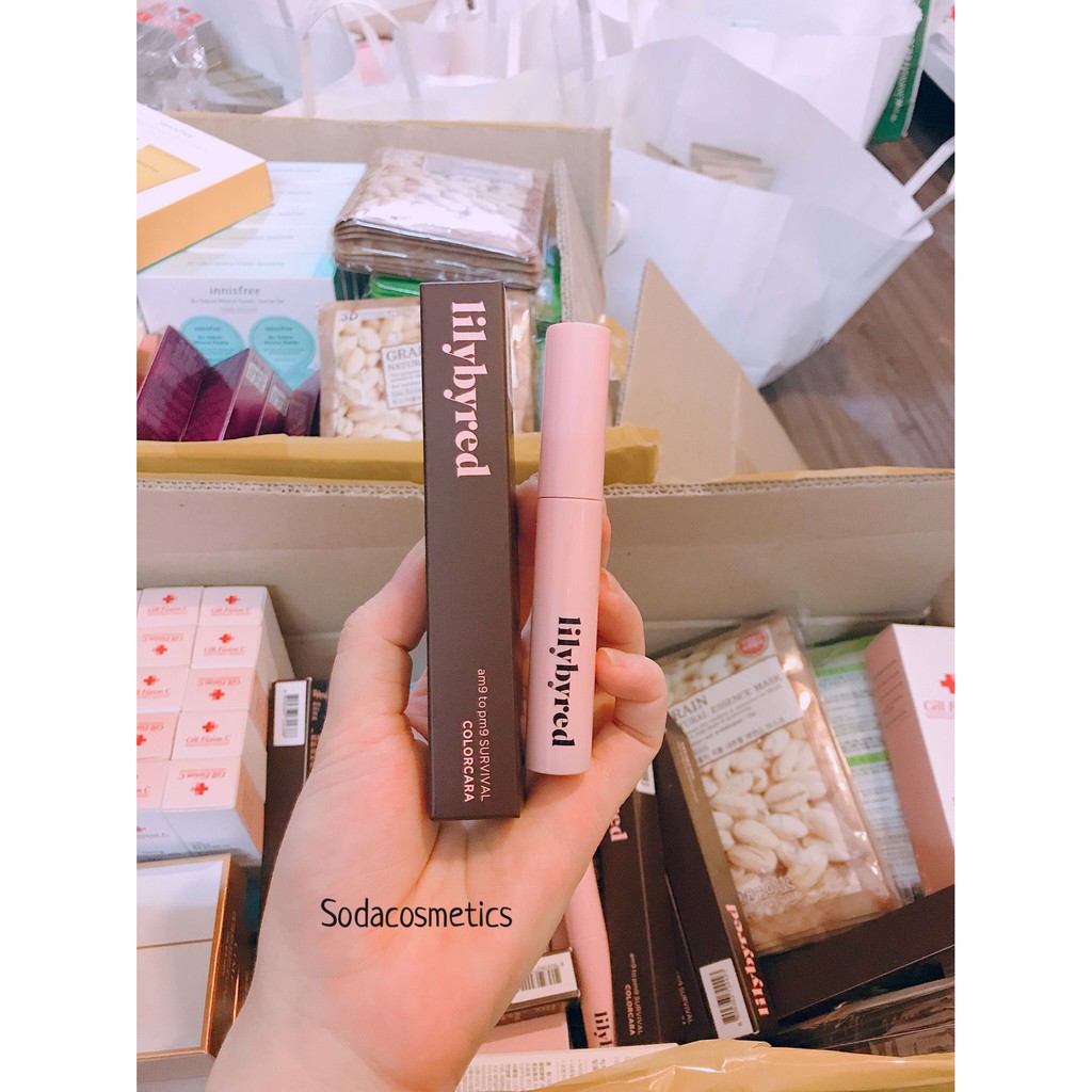 MASCARA CHỐNG TRÔI LILYBYRED MASCARA am9 to pm9 SURVIVAL COLORCARA