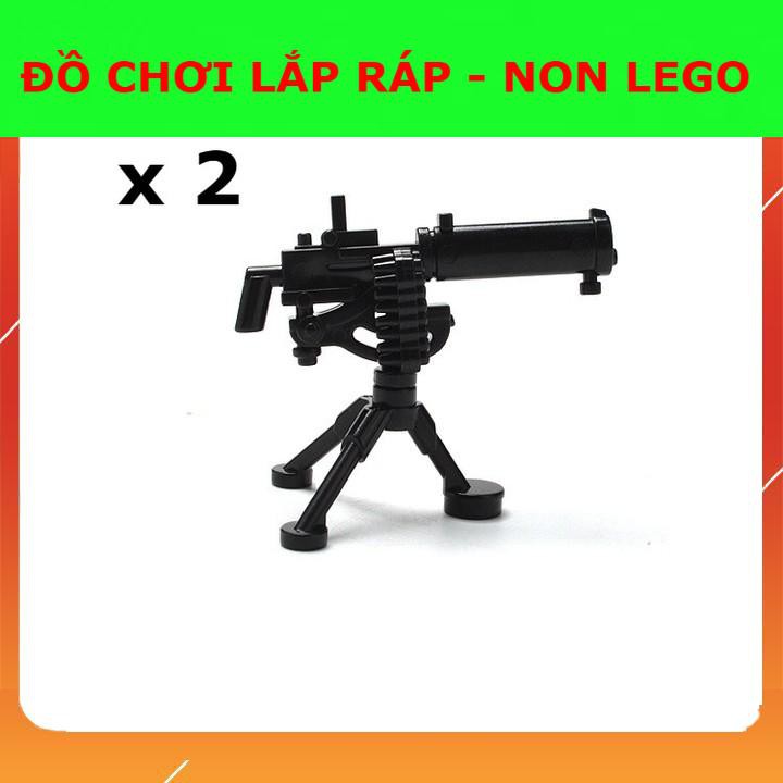 Đồ Chơi COMBO 2 Súng Máy Thời Thế Chiến II NO.562 - Phụ Kiện MOC Army