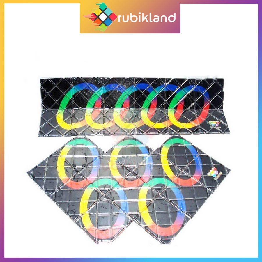 Rubik Biến Thể LingAo Rubik Magic 8 Panel 12 Panel Rubic Dây Đồ Chơi Trí Tuệ Trẻ Em