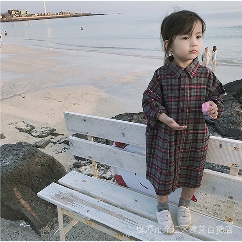 Áo Sơ Mi Kẻ Sọc Caro Anh Quốc Áo Sơ Mi Dài Mùa Thu 22 Tuổi Daigou 3-8 Tuổi Thương Hiệu Mới