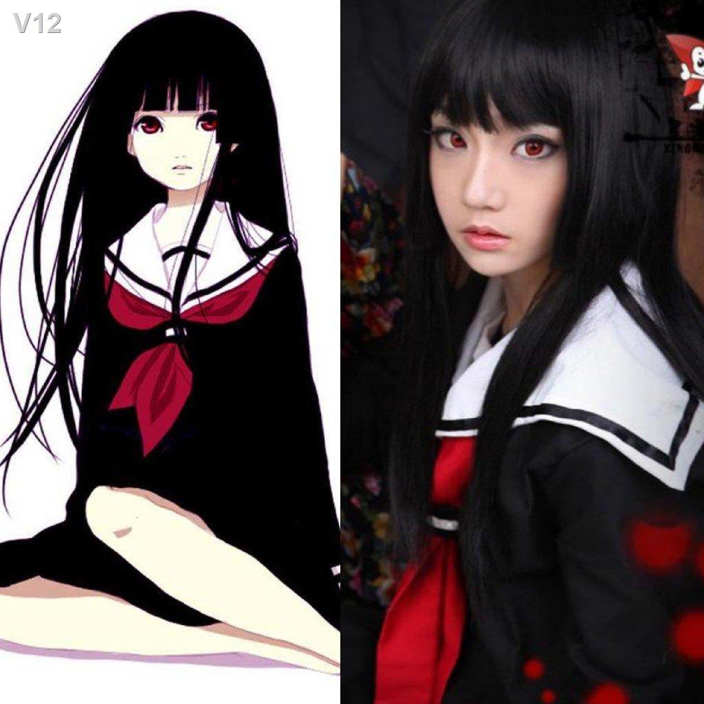 ❆◇Trang phục cosplay cô gái địa ngục Yan Moai đồng học sinh thủy thủ