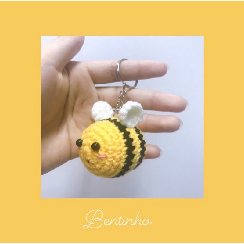 Móc khoá chú ong bee bằng len handmade🐝🐝