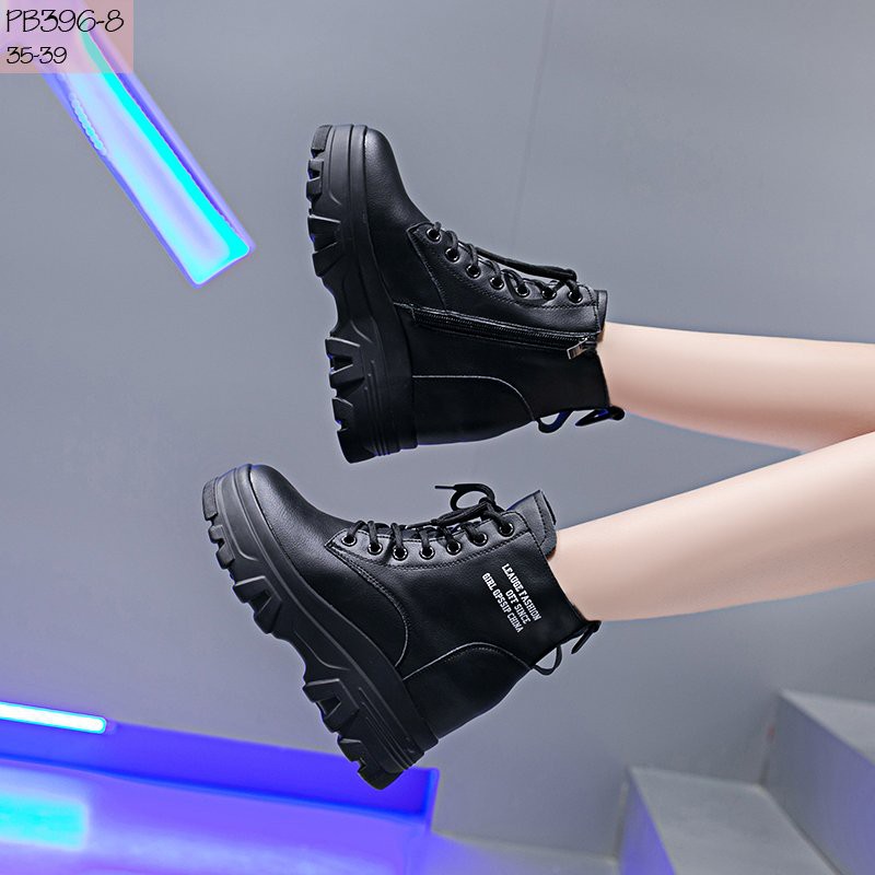 Boot ngắn cổ độn đế 8cm êm,bền,nhẹ mã PB396